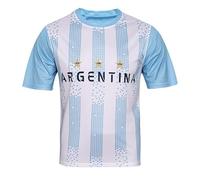 Bolognifi Maglia da calcio da uomo T-shirt da calcio Coppa Europa/America Felpa Fans Footy Mezze maniche(Argentina,XL)
