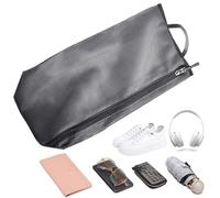 Bolsa De Malla Con Cremallera,Bolsa De Malla Para Organización De Zapatos - Tote Reutilizable Antipolvo, Accesorio Portátil Viaje Y Almacenamiento En Playa Y Piscina