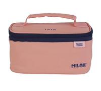 BOLSA ISOTÉRMICA PORTA ALIMENTOS PEQUEÑA CON 1 RECIPIENTE (1,5L) SERIE 1918, ROSA MILAN