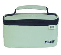 BOLSA ISOTÉRMICA PORTA ALIMENTOS PEQUEÑA CON 1 RECIPIENTE (1,5L) SERIE 1918, VERDE MILAN