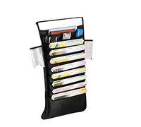 Bolsa para libros para colgar en el lateral del escritorio, bolsa de almacenamiento multifuncional de tela Oxford engrosada de gran capacidad, organizador de papelería para colgar