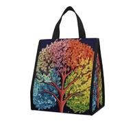 Bolsa térmica reutilizable para el almuerzo, de 9 l, a prueba de fugas, para las cuatro estaciones, con bolsillos interiores para mujeres y hombres, ideal para refrigerios, trabajo, picnic y camping