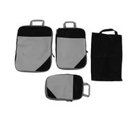 Bolsas de embalaje de compresión, juego de bolsas organizadoras impermeables para equipaje con cierre de doble cremallera y compresión, bolsas de viaje de malla para almacenar (Nera)