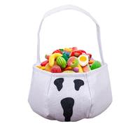 Bolsas De Golosinas De Halloween - Bolsas De Halloween | Favoritos De Fiesta De Halloweens | Bolsa Organizadoras Portátiles De Tela No Tejida Con Asa | Cesta De Almacenamiento Espeluznante Para Mujere