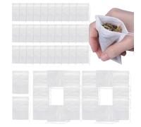 Bolsas De Té Vacías Para Té Suelto - Bolsas Con Cordón No Tejidas, Malla Transpirable, Filtro | De Té Sellada Con Infusión De Hierbas, De Preparación Para Café, Té, Vainilla, Ba
