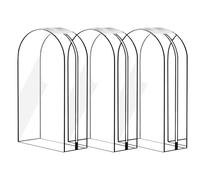 Bolsas De Transparente, Bolsas De Para El Almacenamiento, 3x Cubiertas De Trasparente Con Cremallera, Protector De Larga Impermeable, Almacenamiento De Ropa A Prueba De Polv