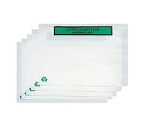 Bolsas Portadocumentos de Papel Transparente para Enviar Paquetes con Autocierre Adhesivo Fácil y Resistente. Bolsas de 240x180 para Embalaje de Correo y Envíos Seguros. 2000 uds.