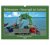 Bolsenasee Smaragd im Latium (Wandkalender 2026 DIN A3 quer), CALVENDO Monatskalender: Zauberhafter See nördlich von Rom wo es noch keinen Massentourismus gibt.