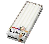 Bolsius 103600352202 - Candela, Cera di paraffina, Colore: Bianco