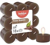 Bolsius - 18 Candele Profumate per Tealight - Oud Wood
