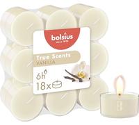 Bolsius - 18 Candele Profumate per Tealight - Vaniglia