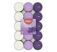Bolsius - 30 Tealight Profumati - Lavanda - Durata di Combustione di 3.5 Ore - Diametro 38 mm - Estratti Naturali - Contiene Cera Vegana - Senza Olio di Palma