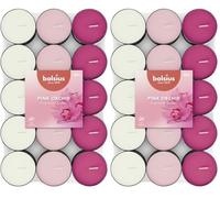 Bolsius - 30 Tealight Profumati - Orchidea Rosa - Durata di Combustione di 3.5 Ore - Diametro 38 mm - Estratti Naturali - Contiene Cera Vegana - Senza Olio di Palma (Confezione da 2)