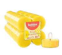 Bolsius - 48 Maxi candele profumate - Citronella - candele di cera