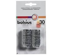 Bolsius - Accessori per Candele in Alluminio, Colore: Argento