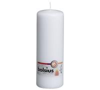 BOLSIUS Candela pilastro, Cera di paraffina, Bianco, Pillar Candle 200mm Ø 68mm, 600 unità