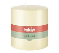 Bolsius Candela a Colonna, Cera di paraffina, Avorio, 15x15x15 cm, 2000 unità