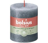 Bolsius Candela Slate Blue - Ø68 mm - altezza 8 cm - blu - 35 ore di combustione