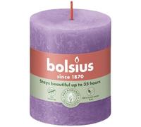 Bolsius Candela vibrante vibrante Viola Ø68 mm - Altezza 8 cm - Viola - 35 ore di combustione