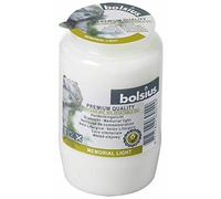 Bolsius Candele Commemorative 10 pz Trasparenti Lumi Lumini Cero Cimiteriale