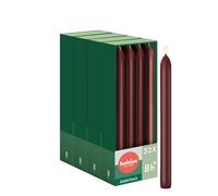 Bolsius - Candele lisce - 23 cm - 32 pezzi - rosso bordeaux - candele decorative - senza olio di palma
