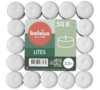 Bolsius Confezione 50 Candele Bianche 103630299800