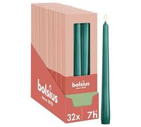 Bolsius Essentials - Candele a punta liscia - 24,5 cm - 32 pezzi - 7,5 ore - candele decorative - senza olio di palma - con cera vegetale naturale