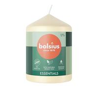 Bolsius Essentials Collection - Candela a colonna 17H, 8 cm di altezza x 5,8 cm di diametro, perla morbida