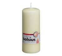 Bolsius Ivory Pillar Candles 150 x 58 mm, 42 ore bruciate (scatola di 10)