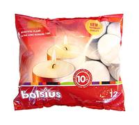 Bolsius - Lumini grandi neutri- Maxilight 10 ore - Ø6,0cm (confezione da 12 pz)