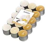 Bolsius Multicolor Tealight Profumate - Fragranza Vaniglia - Set di 30 Pezzi - 3 Colori - Lunga Durata di 4 Ore - Candele Decorative - Cera - Senza Fumo