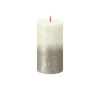 Bolsius Natale Candela Shimmer/Metallico/Silhoutte 130MM x 60MM Festive Decor