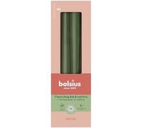 Bolsius - Special Essentials - candele coniche - 24,5cm - green metallic - scatola 4