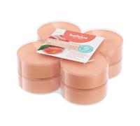 Bolsius True Scents 8 candele Maxi-Light Anit Tabacco 8 ore di combustione per candela, pesca