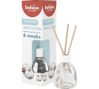 Bolsius True Scents - Bacchette profumate per ambienti, in cotone fresco, 1 pezzo, 60 ml, fino a 6 settimane, profumo per la casa, con estratti naturali