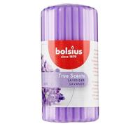 Bolsius True Scents Candela a Colonna Profumata - Fragranza Lavanda - Colore Viola - Lunga Durata di 33 Ore - Estratti Naturali - Candela Decorativa - Cera - 12 x 5.8 cm