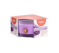 Bolsius True Scents Candela Profumata in Giara - Fragranza Lavanda - Colore Viola - Grande - Lunga Durata di 14 Ore - Estratti Naturali - Candela Decorativa - Cera - Senza Fumo - 5 x 8 cm