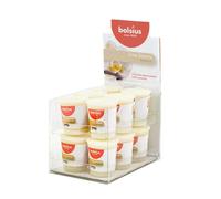 Bolsius True Scents Moccolo Votivo - 24 Candele a Moccolo - Fragranza Vaniglia - Colore Crema - Lunga Durata di 15 Ore - Candele Decorative - Estratto Naturale - 5.3 x 4.5 cm