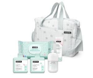 BOLSO COSMÉTICA BEBÉ MINT set 6 pz
