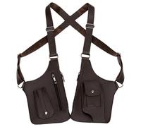 Bolso De Hombro Anti Axilas Para Hombres - Bolso De Hombro Para Las Axilas Para Hombres | Bolsa Ajustable Para Teléfono - Bolsillo Doble PU Para El Hombro, Bolso De Doble Hombro Con Múltiples B