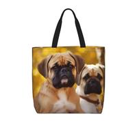 Bolso de mano para mujer, bonito bolso de hombro con estampado de pingüino y cremallera, bolso de mano de gran capacidad, reutilizable, para la compra.