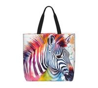 Bolso de mano para mujer, bonito bolso de hombro con estampado de pingüino y cremallera, bolso de mano de gran capacidad, reutilizable, para la compra.