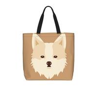 Bolso de mano para mujer, con diseño de flores y gafas de sol, bolso de hombro con cremallera, bolso de mano de gran capacidad, reutilizable, bolsa de supermercado