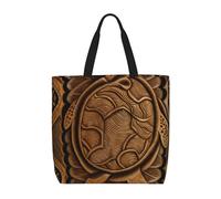 Bolso de mano para mujer, con fórmula matemática, bolso de hombro con cremallera, bolso de mano de gran capacidad, bolsa de supermercado reutilizable