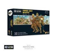 WARLORD GAMES French Army Infantry - 28mm Scale Plastic Miniatures for Bolt Acti