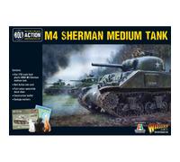Warlord Games Kit modello M4 Sherman 75mm Bolt Action in plastica