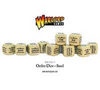 BOLT Action Order Dice - Sand - Warlord - WW2 - 1ª Classe - 28mm
