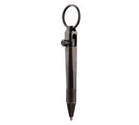 Bolt Action Pocket Ball Pen - Mini in massiccio, per una firma delicata del computer portatile, viaggiando con una clip integrata | Ufficio scolastico e a casa, diario di viaggio professionale