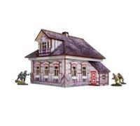 Bolt Action Pre-Painted WW2 Ostfront Village Whitewashed Dacha