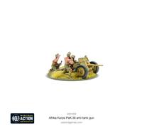 Bolt Action - Tedesco - Afrika Korps Pak 36 Light Anti-carro Gun